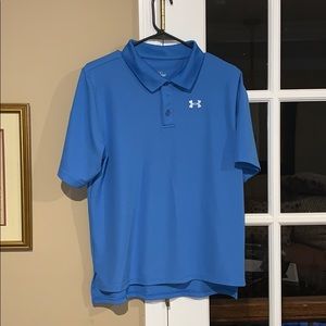 Under armour athletic, gold shirt